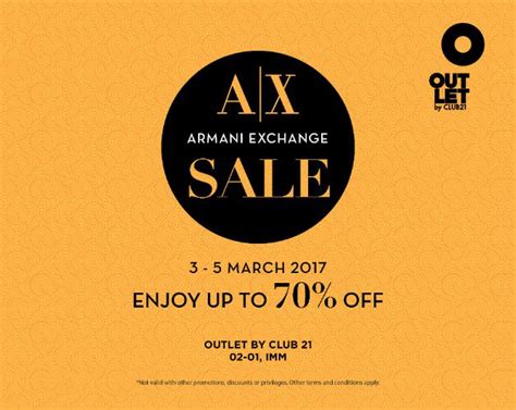 armani outlets|armani exchange clearance sale.